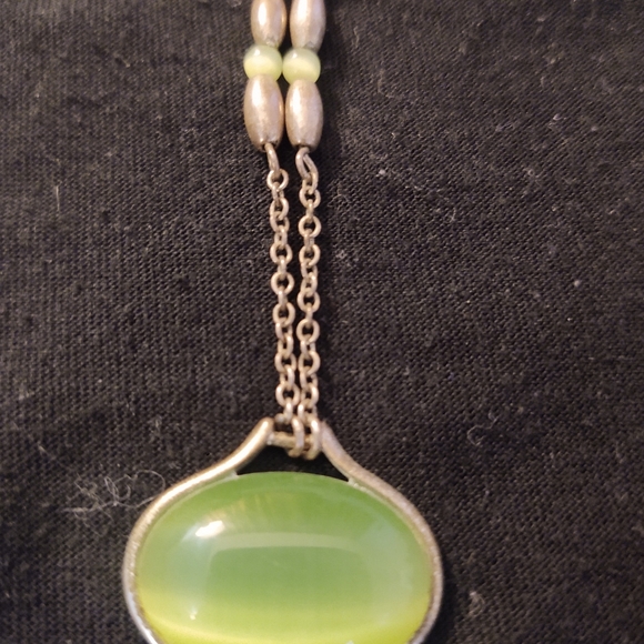 Green Peridot Necklace - Picture 3 of 3